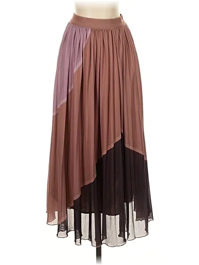 Pre-owned Shein Formal Skirt In Brown