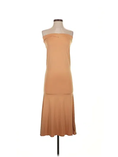 Pre-owned Shein Formal Skirt In Brown