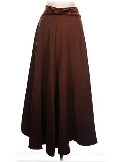 Pre-owned Shein Formal Skirt In Brown