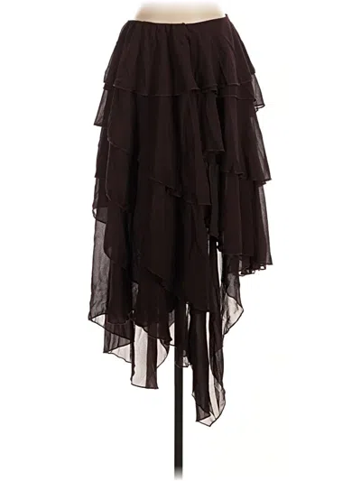 Pre-owned Shein Formal Skirt In Brown
