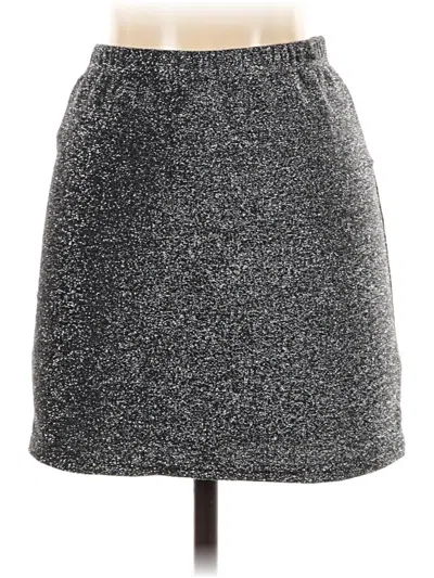 Pre-owned Shein Formal Skirt In Gray