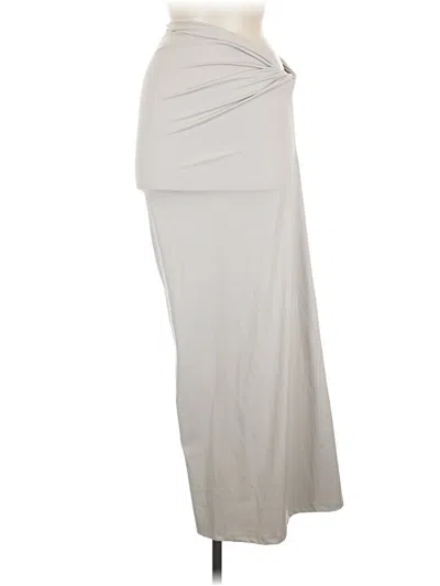 Pre-owned Shein Formal Skirt In Gray