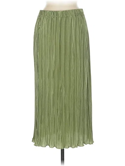 Pre-owned Shein Formal Skirt In Green