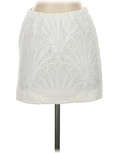 Pre-owned Shein Formal Skirt In Ivory