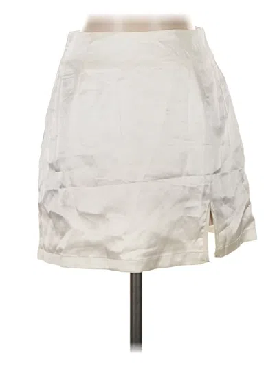 Pre-owned Shein Formal Skirt In Ivory