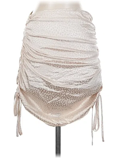 Pre-owned Shein Formal Skirt In Ivory