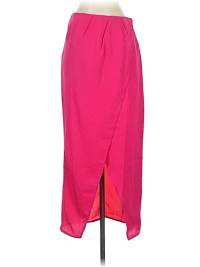 Pre-owned Shein Formal Skirt In Pink