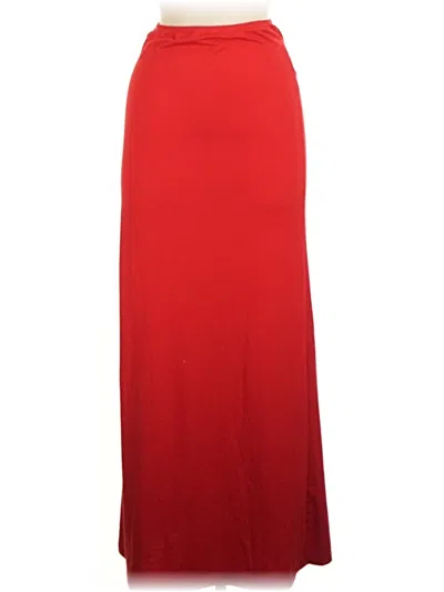 Pre-owned Shein Formal Skirt In Red
