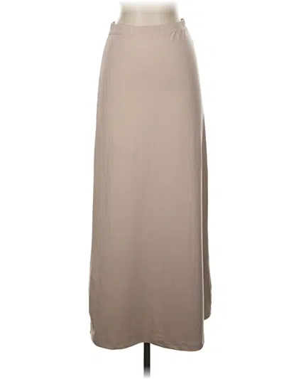 Pre-owned Shein Formal Skirt In Tan