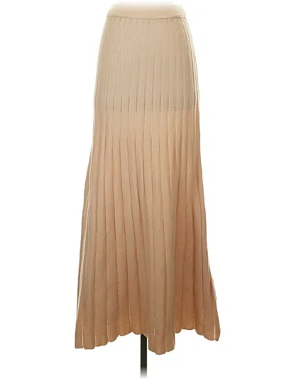 Pre-owned Shein Formal Skirt In Tan