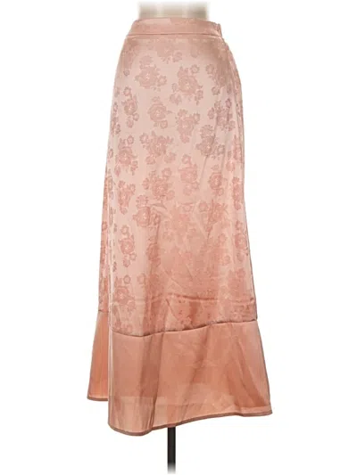 Pre-owned Shein Formal Skirt In Tan
