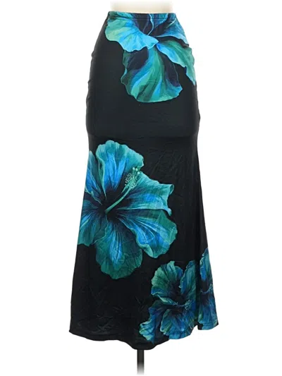 Pre-owned Shein Formal Skirt In Teal
