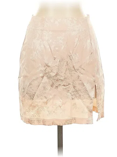 Pre-owned Shein Formal Skirt In White