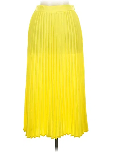 Pre-owned Shein Formal Skirt In Yellow