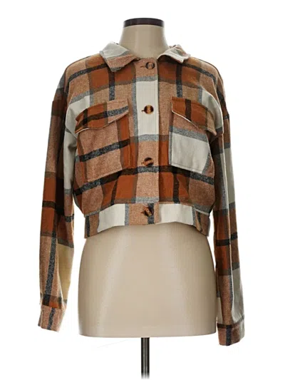 Pre-owned Shein Jacket In Brown