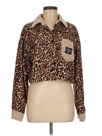 Pre-owned Shein Jacket In Brown