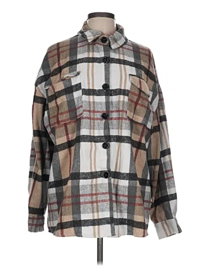 Pre-owned Shein Jacket In Brown