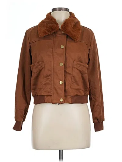 Pre-owned Shein Jacket In Brown