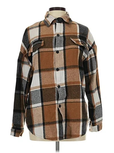 Pre-owned Shein Jacket In Brown