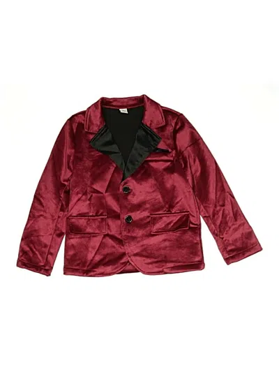Pre-owned Shein Kids' Jacket In Burgundy