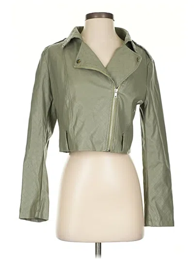 Pre-owned Shein Jacket In Green