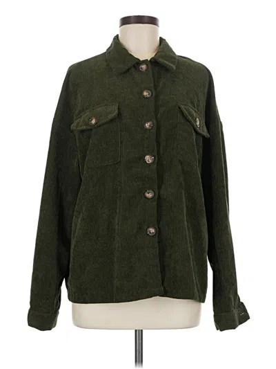 Pre-owned Shein Jacket In Green