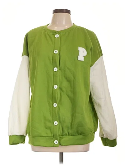 Pre-owned Shein Jacket In Green
