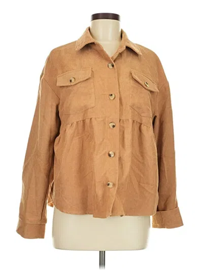 Pre-owned Shein Jacket In Tan