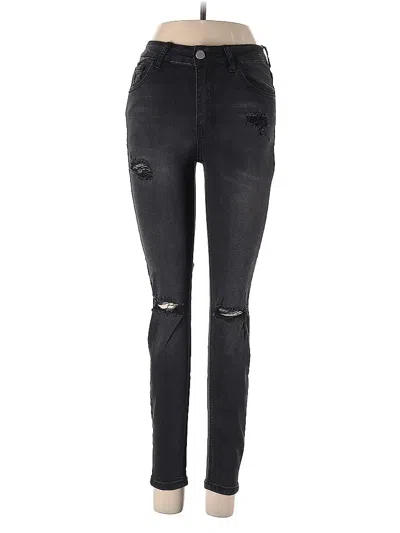 Pre-owned Shein Jeans In Black