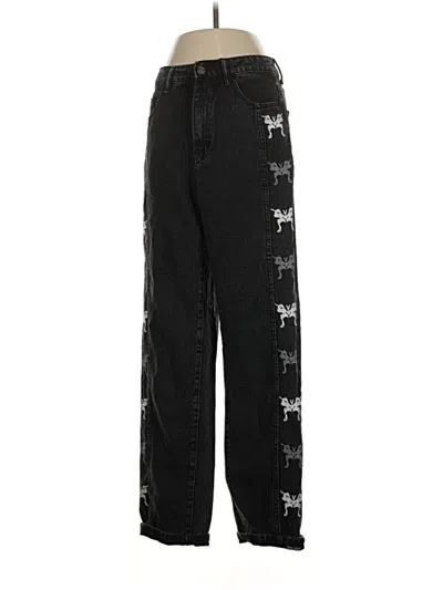 Pre-owned Shein Jeans In Black
