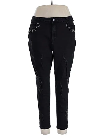 Pre-owned Shein Jeans In Black