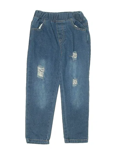 Pre-owned Shein Kids' Jeans In Blue