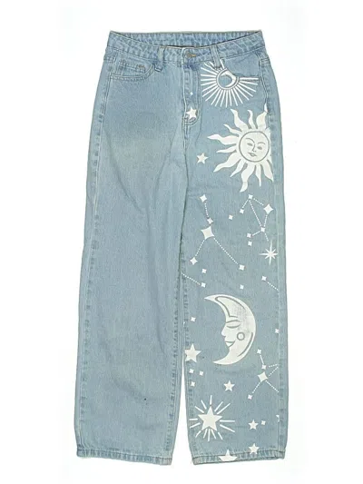 Pre-owned Shein Kids' Jeans In Blue