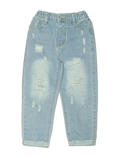 Pre-owned Shein Kids' Jeans In Blue