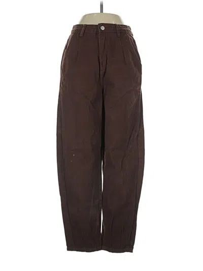 Pre-owned Shein Jeans In Brown