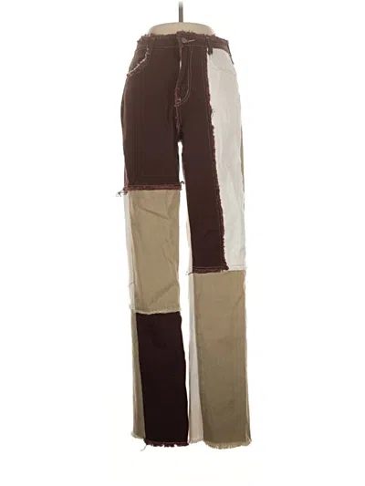 Pre-owned Shein Jeans In Brown