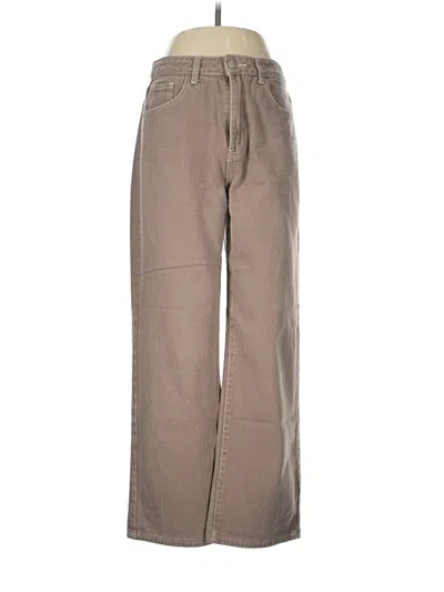 Pre-owned Shein Jeans In Brown