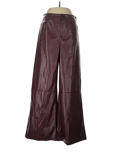 Pre-owned Shein Jeans In Burgundy