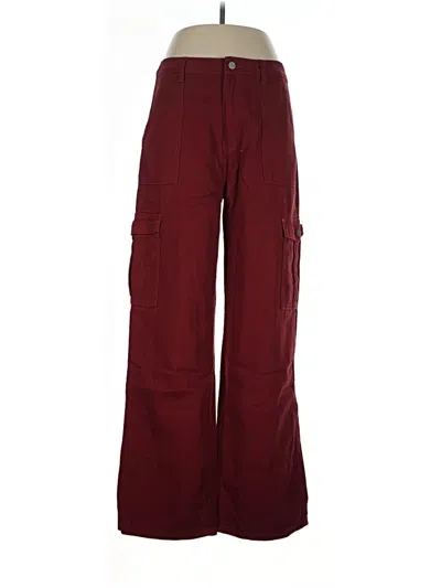 Pre-owned Shein Jeans In Burgundy