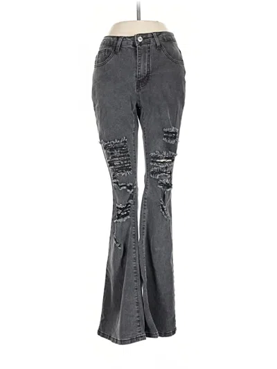 Pre-owned Shein Jeans In Gray