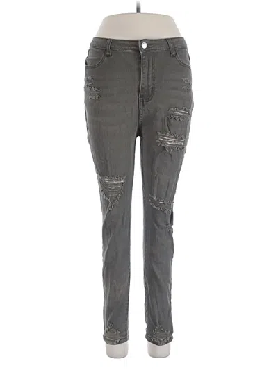Pre-owned Shein Jeans In Gray