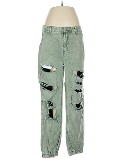 Pre-owned Shein Jeans In Green