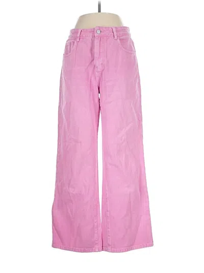 Pre-owned Shein Jeans In Pink