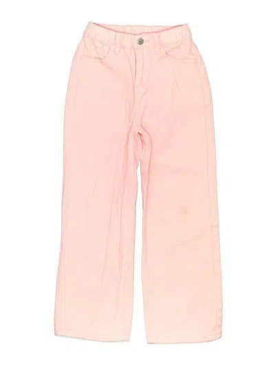 Pre-owned Shein Kids' Jeans In Pink