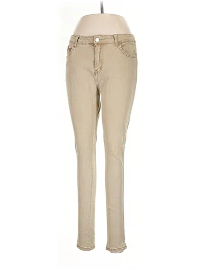 Pre-owned Shein Jeans In Tan