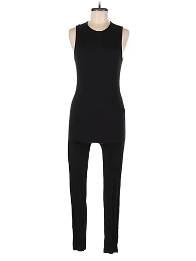 Pre-owned Shein Jumpsuit In Black