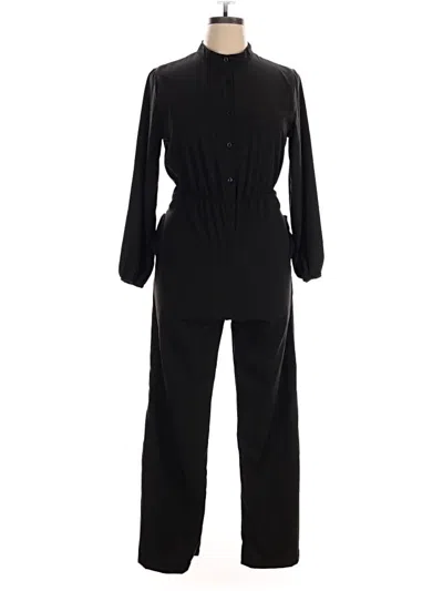Pre-owned Shein Jumpsuit In Black