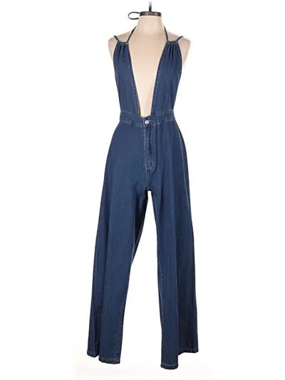 Pre-owned Shein Jumpsuit In Blue