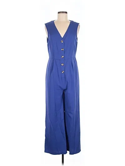 Pre-owned Shein Jumpsuit In Blue