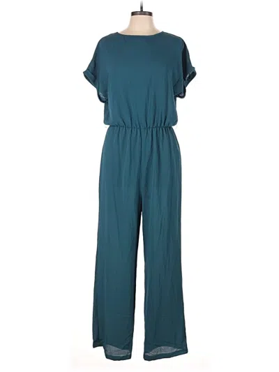 Pre-owned Shein Jumpsuit In Blue